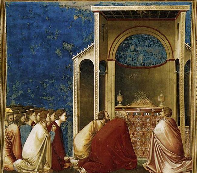 GIOTTO di Bondone The Suitors Praying china oil painting image